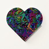 Brain Melt Notebook Notizblock (Rückseite)