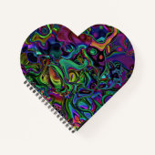 Brain Melt Notebook Notizblock (Vorderseite)