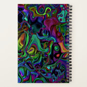 Brain Melt Notebook Notizblock (Rückseite)