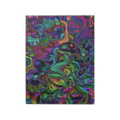 Brain Melt Notepad Notizblock (Rotiert)