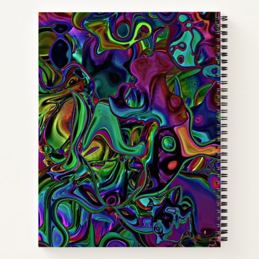 Brain Melt Notizblock (Rückseite)