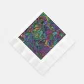 Brain Melt Papier Handtücher Serviette (Ecke)