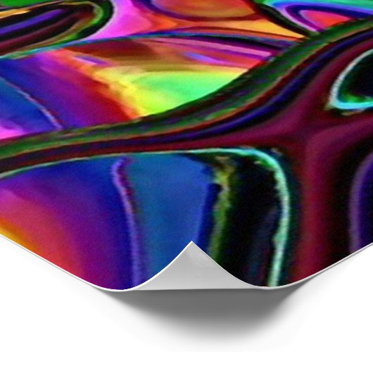 Brain Melt Poster (Ecke)