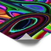 Brain Melt Poster (Ecke)