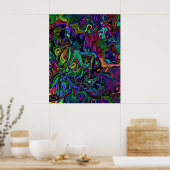 Brain Melt Poster (Küche)