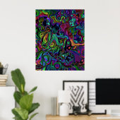 Brain Melt Poster (Heimbüro)