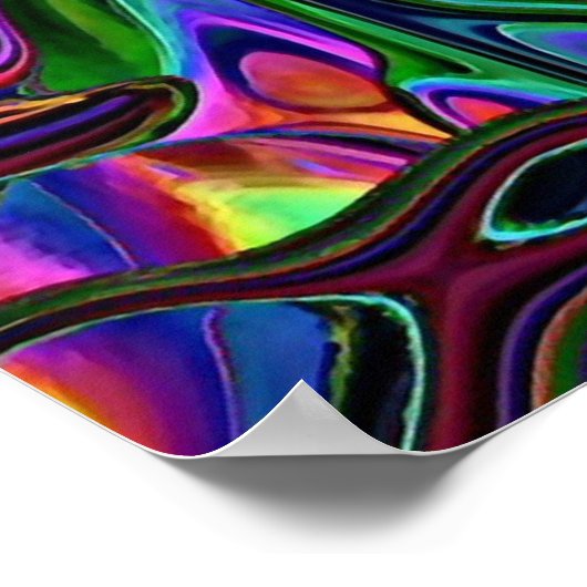 Brain Melt Poster (Ecke)