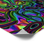 Brain Melt Poster (Ecke)