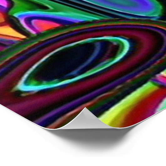 Brain Melt Poster (Ecke)