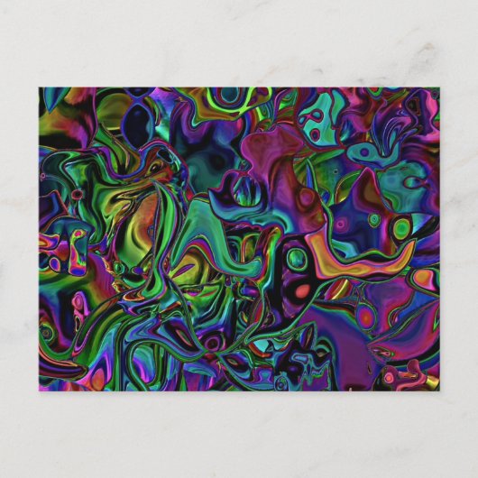 Brain Melt Postkarte (Vorderseite)