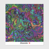 Brain Melt Sticker (Blatt)