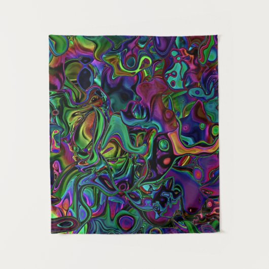 Brain Melt Tapestry Wandteppich (Vorderseite)
