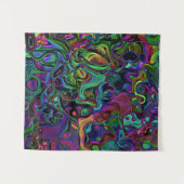 Brain Melt Tapestry Wandteppich (Vorderseite (Horizontal))