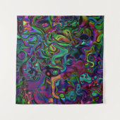 Brain Melt Tapestry Wandteppich (Vorderseite (Horizontal))