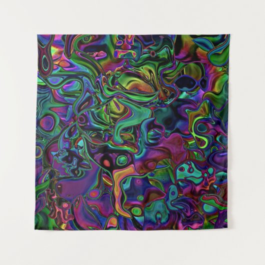 Brain Melt Tapestry Wandteppich (Vorderseite (Horizontal))