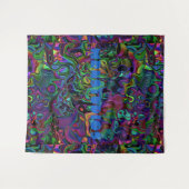 Brain Melt Tapestry Wandteppich (Vorderseite (Horizontal))