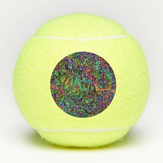 Brain Melt Tennis Balls Tennisbälle (Vorderseite)
