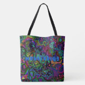 Brain Melt Tote Bag Tasche (Rückseite)