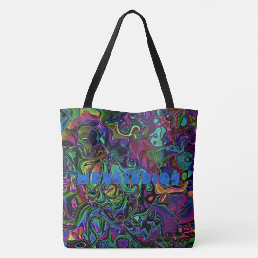 Brain Melt Tote Bag Tasche (Rückseite)