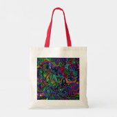 Brain Melt Tote Bag Tragetasche (Rückseite)
