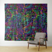 Brain Melt Wandteppich (Beispiel (Horizontal))