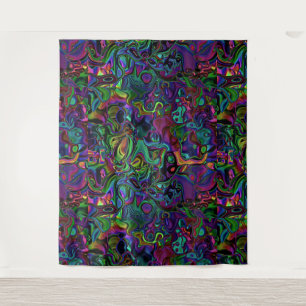 Brain Melt Wandteppich