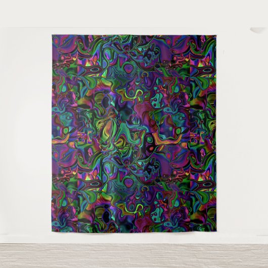 Brain Melt Wandteppich (Vorderseite)