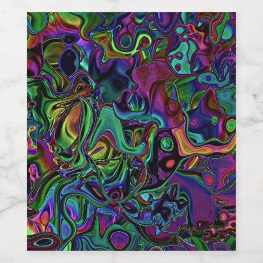 Brain Melt Weinetikett (Einzelnes Label)