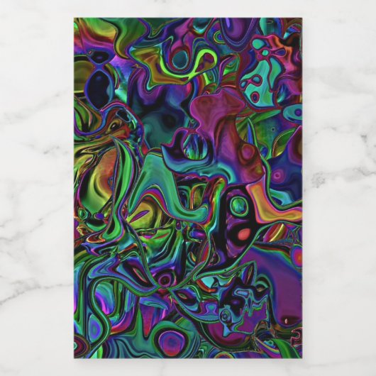 Brain Melt Wine Label Weinetikett (Einzelnes Label)