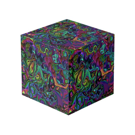 Brain Melt Würfel (Vorderseite Schrägansicht)