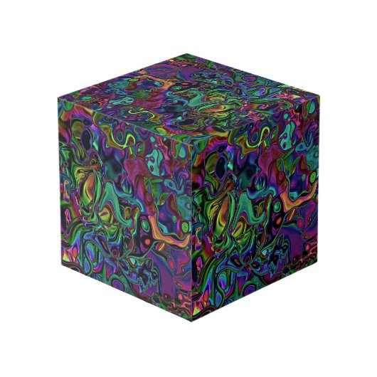 Brain Melt Würfel (Rückseite Schrägansicht)