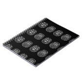 Brain Mri Scan Notizblock (Linke Seite)