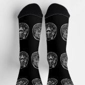 Brain Mri Scan Socken (Oben)