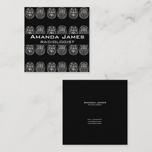 Brain Mri Scan Terminkarte (Vorne/Hinten)