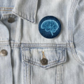 Brain Network Illustration - Neuronales Netzwerk Button (Beispiel)