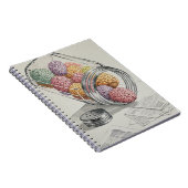 Brain-Notebook in Flaschen Notizblock (Rechte Seite)