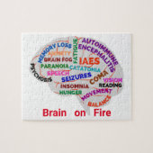 Brain on Fire Autoimmune Encephalitis Puzzle (Horizontal)