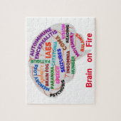 Brain on Fire Autoimmune Encephalitis Puzzle (Vertikal)