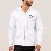 Brain on Vacation Zip-Up Hoodie Funny Retro Chill (Vorderseite)