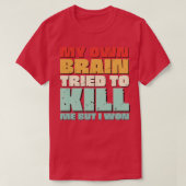 Brain Operation Funny Get Well Erholung Präsentier T-Shirt (Design vorne)