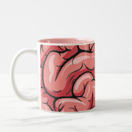 Brain Pattern Coffee Mug Zweifarbige Tasse