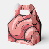 Brain Pattern Favor Box Geschenkschachtel (Rückseite)
