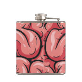 Brain Pattern Flask Flachmann (Rückseite)