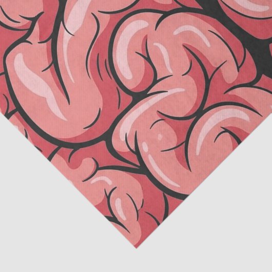 Brain Pattern Tissue Paper Seidenpapier (Ausschnitt)