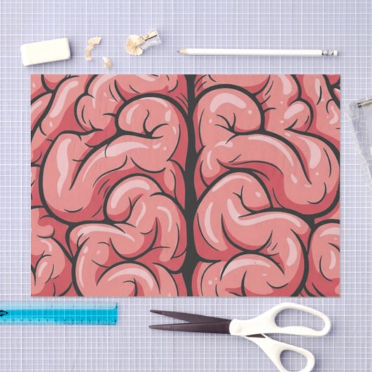 Brain Pattern Tissue Paper Seidenpapier (Handwerk)