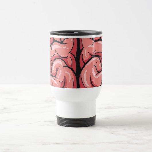 Brain Pattern Travel/Commuter Mug Reisebecher (Mittel)