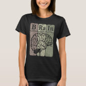Brain Periodic Table Elements Neurologist Retro Ne T-Shirt (Vorderseite)