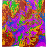 Brain Porridge in Abstrakt Duschvorhang (Vorderseite)