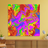 Brain Porridge in Abstrakt Leinwanddruck (Insitu (Wohnzimmer))