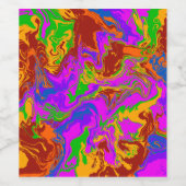 Brain Porridge in Abstrakt Weinetikett (Einzelnes Label)